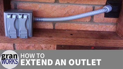 how to make electrical extension box|exterior electrical outlet box extender.